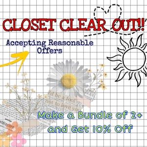 CLOSET CLEAR OUT‼️